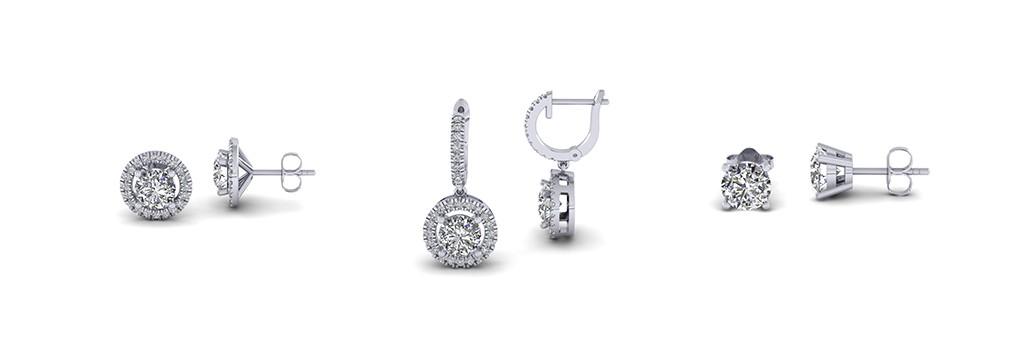 Diamond earrings